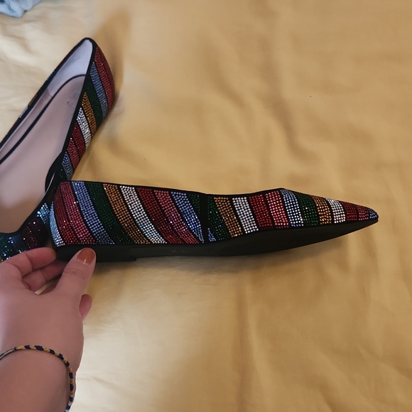 Mix No.6 Flats - multicolor jewel-tone sparkles - Picture 7 of 9